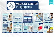 230 Medical Center Canva Templates, a Social Media Template by Viral Content Design (Thumbnail 2 of 13)