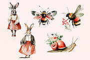 Whimsy Cottagecore Set, an Animal Illustration by GiraffeCreative (Thumbnail 12 of 20)