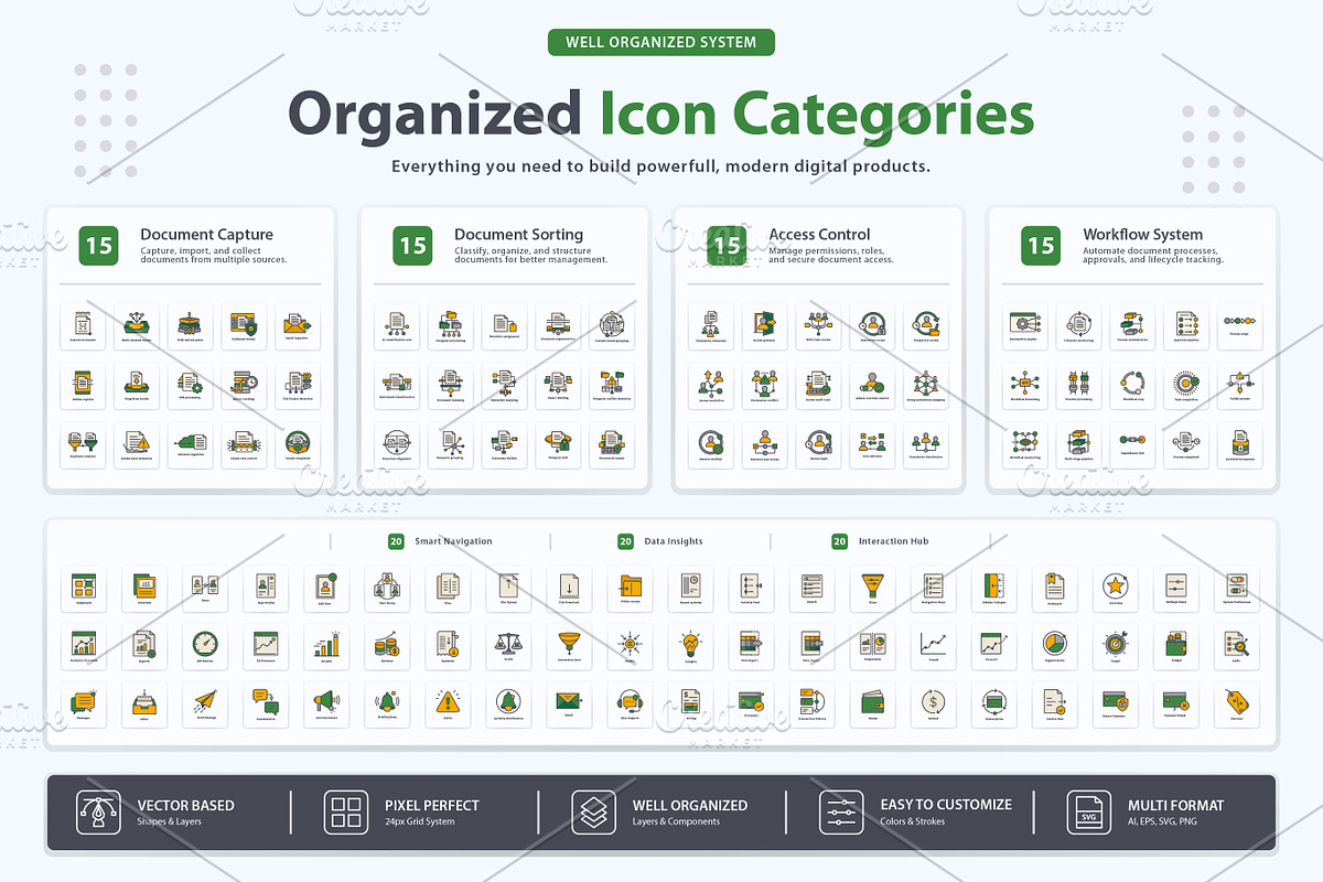 Enterprise Workflow Icons Pack, an Outline Icon by vexper (Photo 8 of 8)
