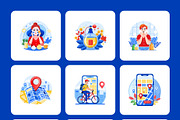 150 Travel Illustrations, a Transportation Illustration by Brickclay (Thumbnail 13 of 16)