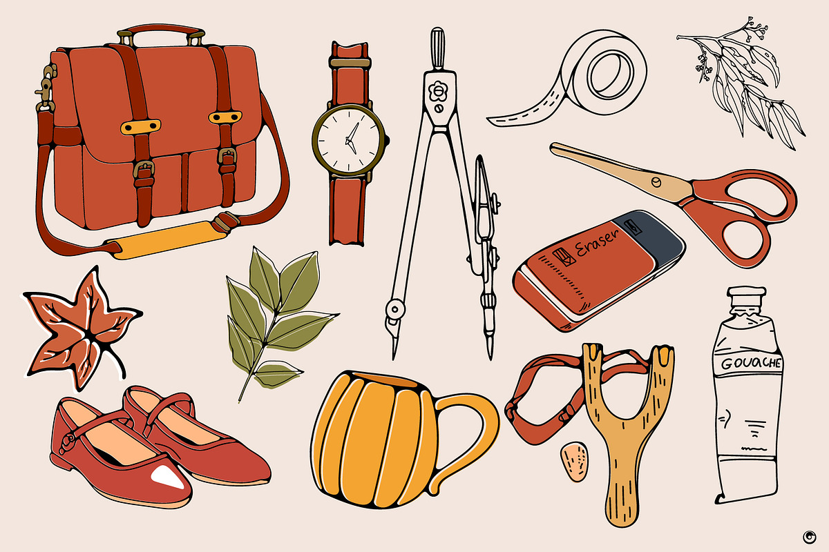 Back to school, an Object Illustration by Olillia (Photo 4 of 5)