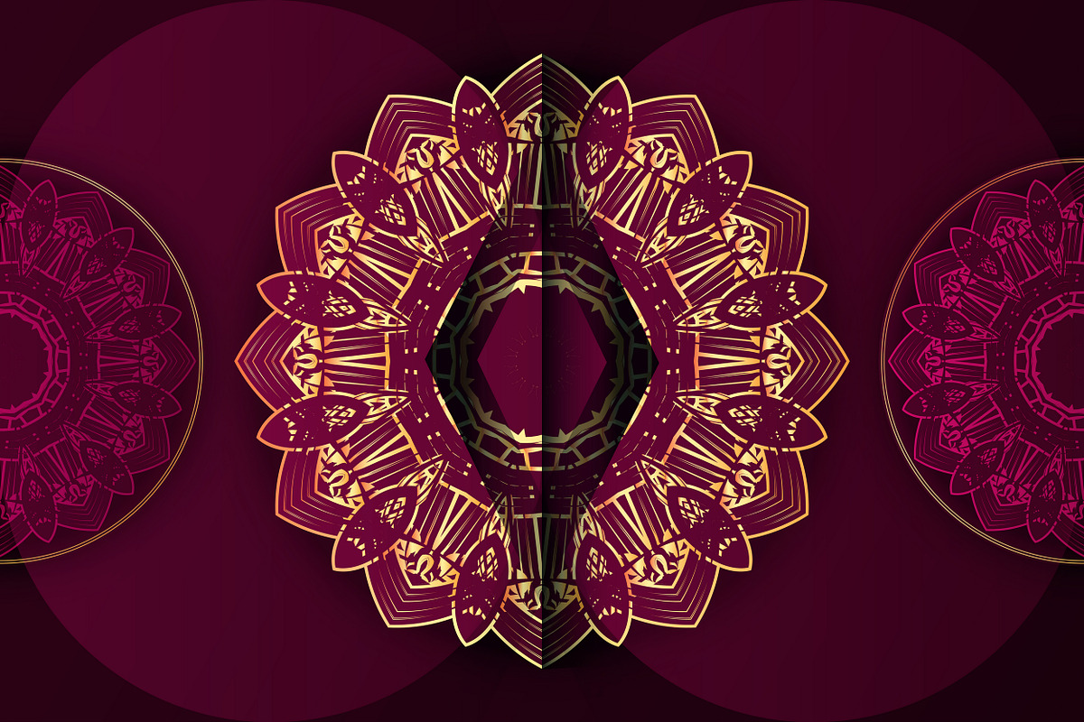 Mandala Ornamental Geometry Bundle, a Background Graphic by NJ Himel (Photo 41 of 92)