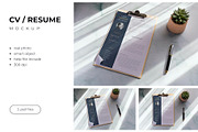 CV / Resume Mockup, a Product Mockup by Best Project (Thumbnail 1 of 4)