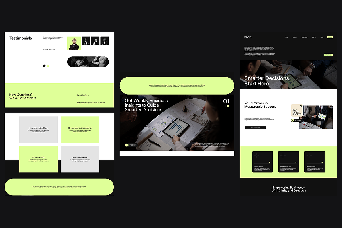 Figma Business Landing Page, a Landing Page Template by Musara (Photo 6 of 6)