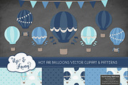 Oceana Hot Air Balloons & Patterns, an Illustration by Amanda Ilkov (Thumbnail 2 of 5)