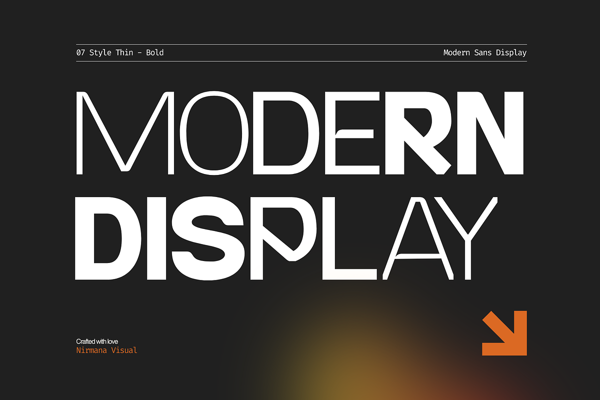 Aburo - Modern Logo Family Font, a Sans Serif Font by Nirmana Visual (Photo 3 of 8)