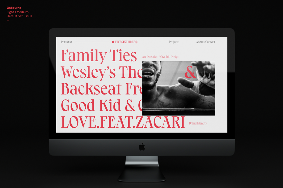 Osbourne, a Serif Font by Latinotype (Photo 4 of 15)