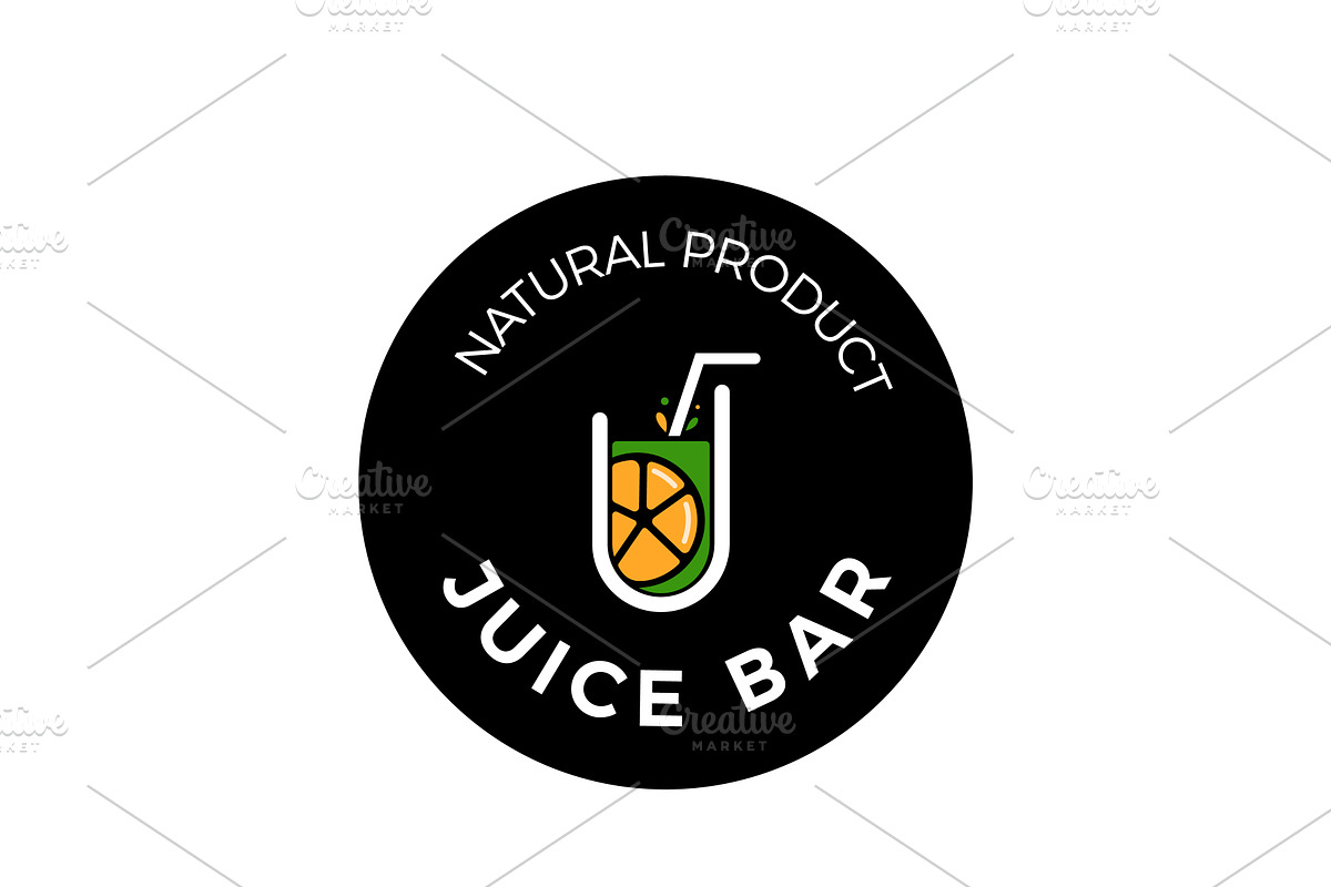 Orange Juice Bar Logo Design, a Branding & Logo Template by AlvinStd