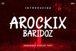 AROCKIX BARIDOZ, a Serif Font by Ary_ngeblur