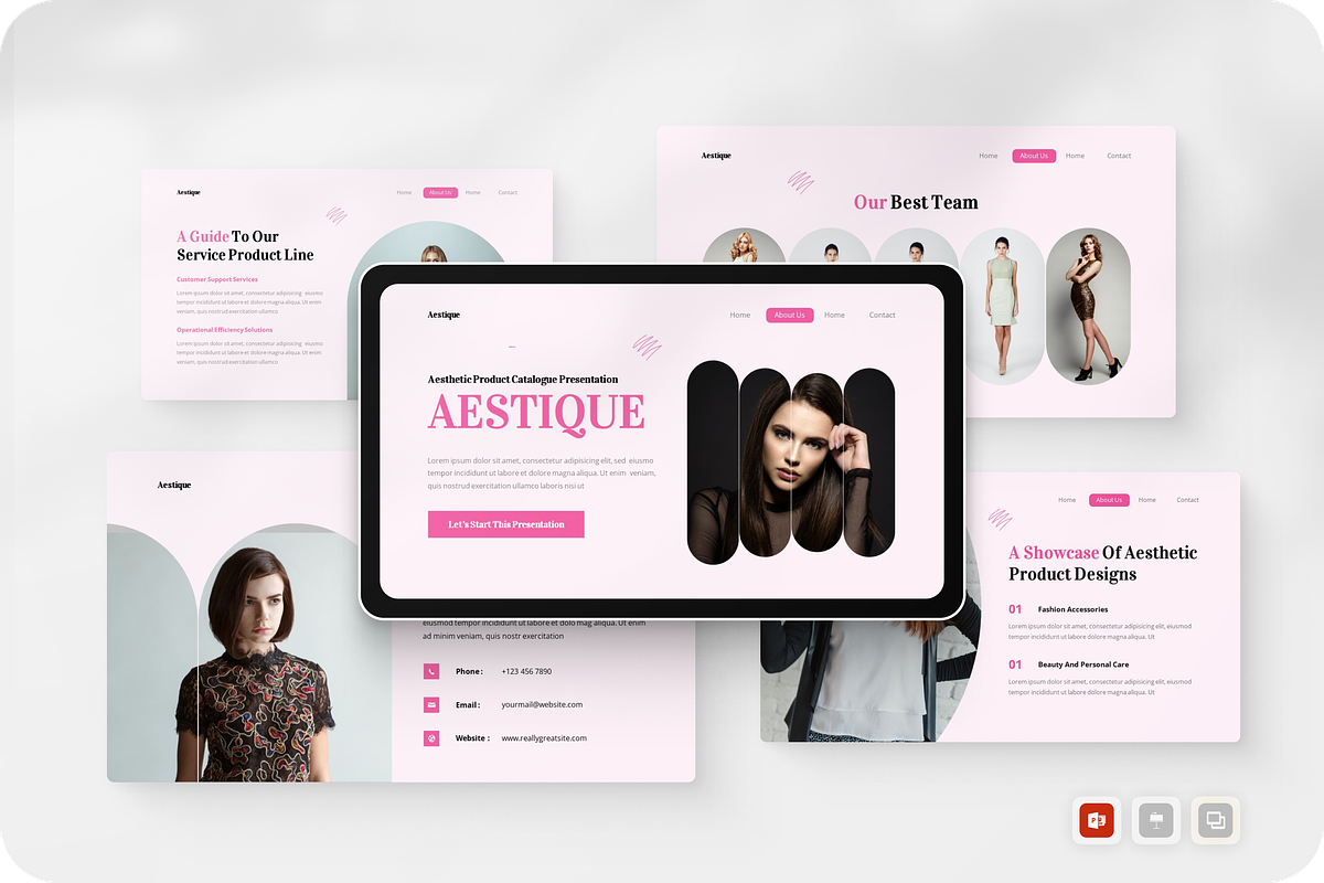 Product Catalogue Powerpoint, a Presentation Template by Annora Studio (Photo 1 of 5)