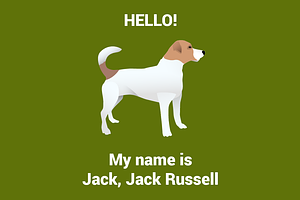 Dog, doggy, pet, vector