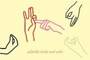 30 Hand Gestures, an Illustration by pkahraman (Thumbnail 4 of 4)
