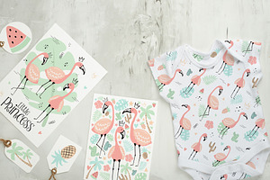 Flamingo Hand-drawn Collection