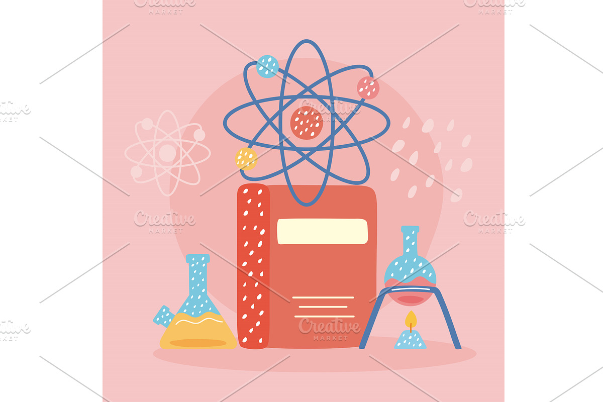 science school subject icons, an Object Illustration by studiogstock