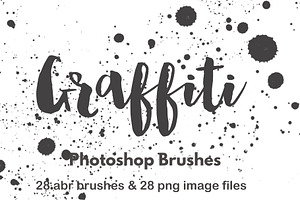 Paint Splatter Photoshop Brush Set