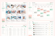 Beauty Clinic Management Dashboard, an UI Kit Template by peterdraw (Thumbnail 6 of 7)