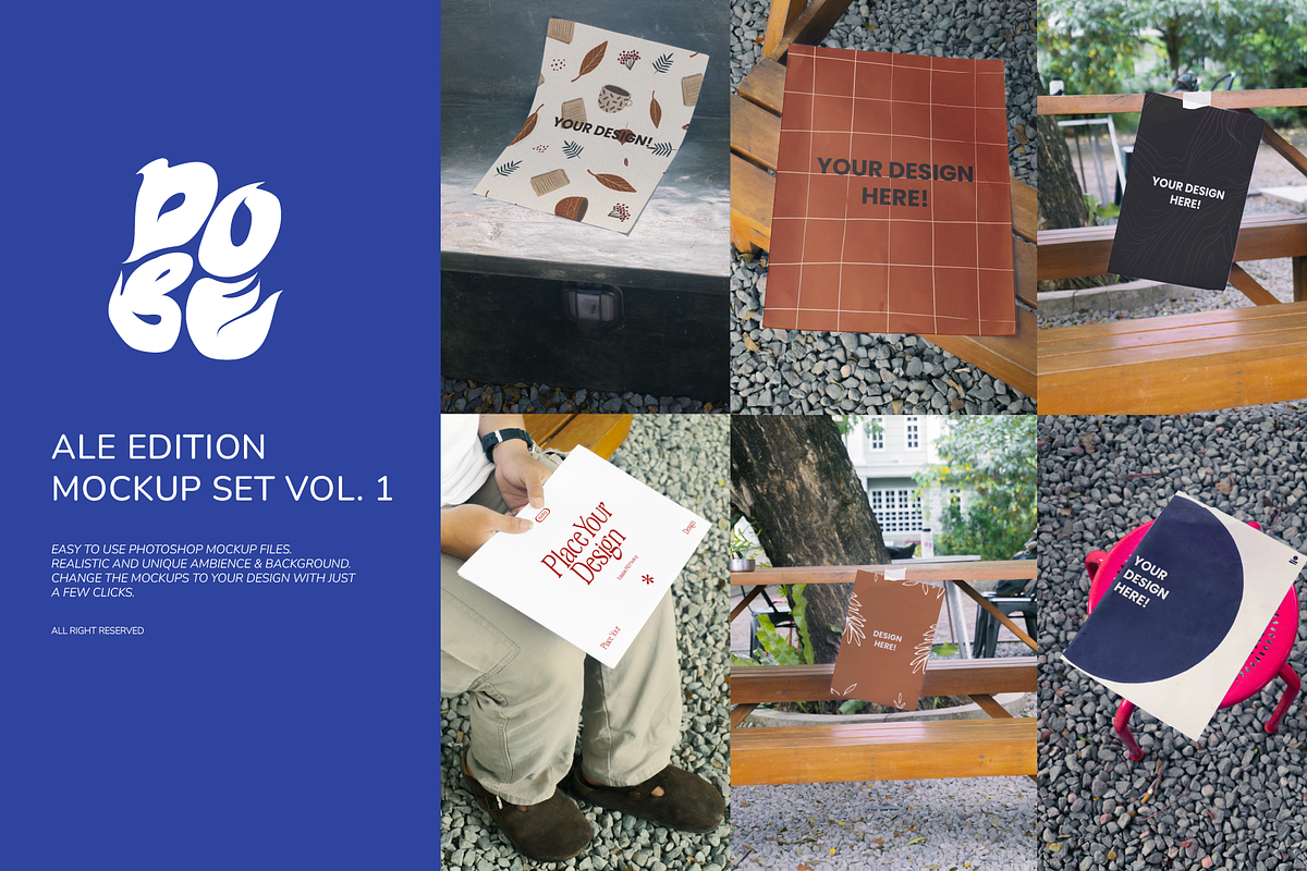 Ale Edition Mockup Set - Vol 1, a Product Mockup by DOBE Studio (Photo 1 of 4)