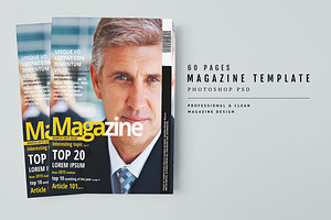 Magazine Template 40, a Magazine Template by pmvch