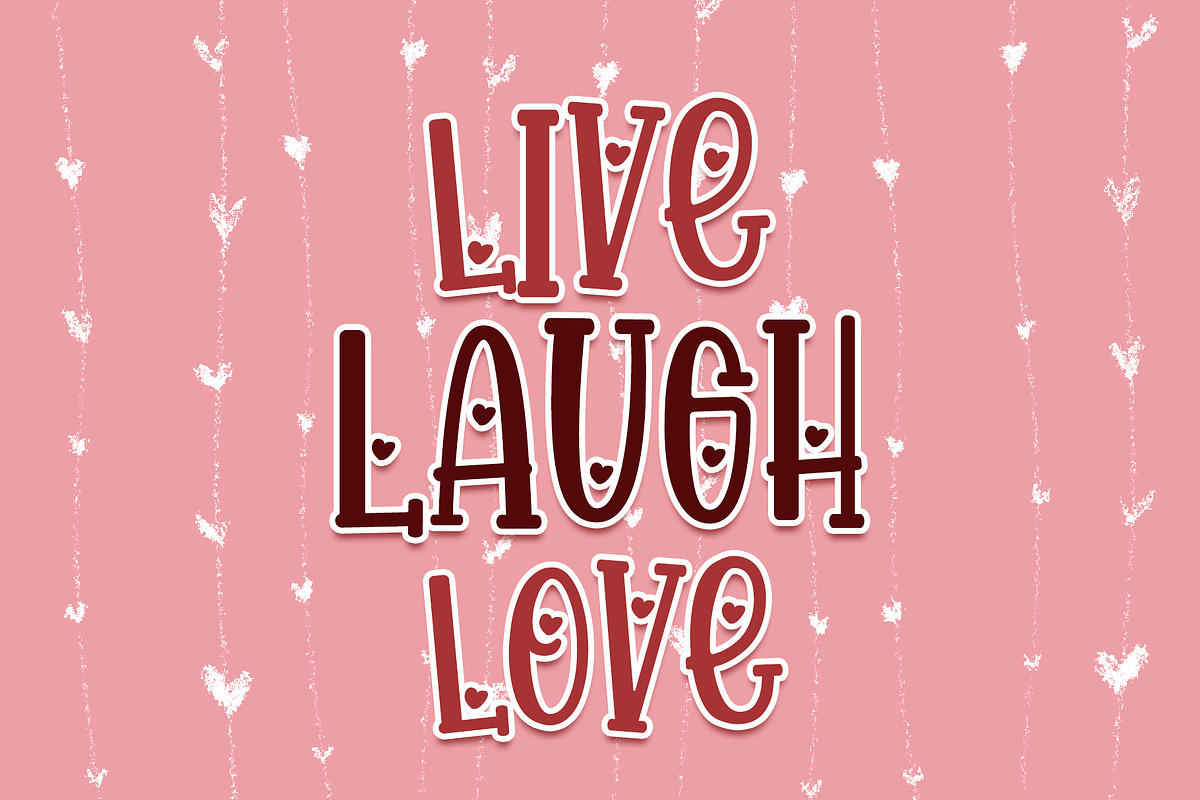 Happy Loves - Handwritten Font preview 6