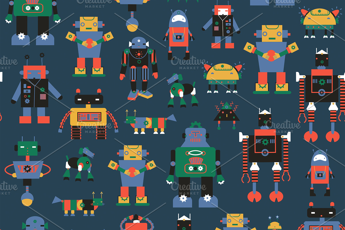 Robot, a Technology Illustration by GooseFrol (Photo 5 of 5)