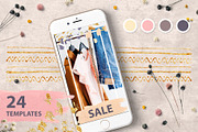 Instagram stories template, a Social Media Template by Integrity_store (Thumbnail 2 of 9)