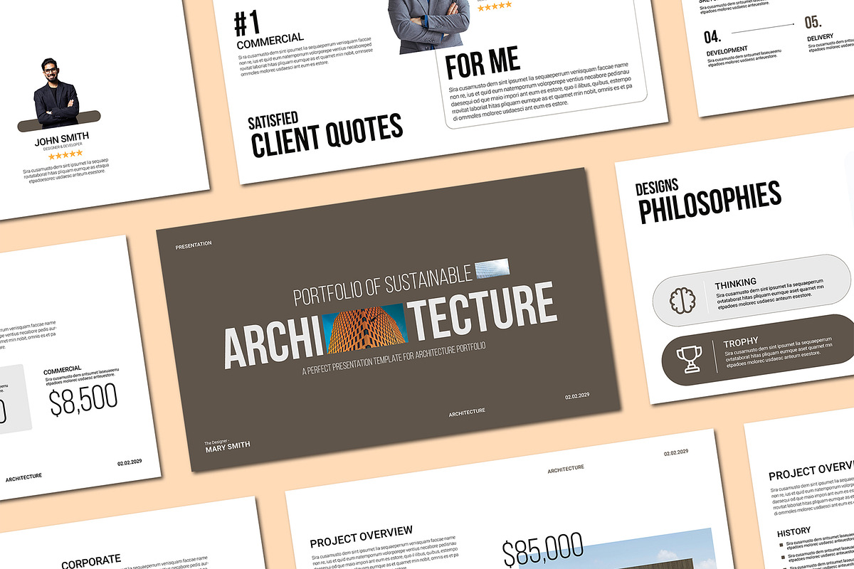 Sustainable Architecture Presntation, a Presentation Template by Mighty-Slide (Photo 1 of 5)