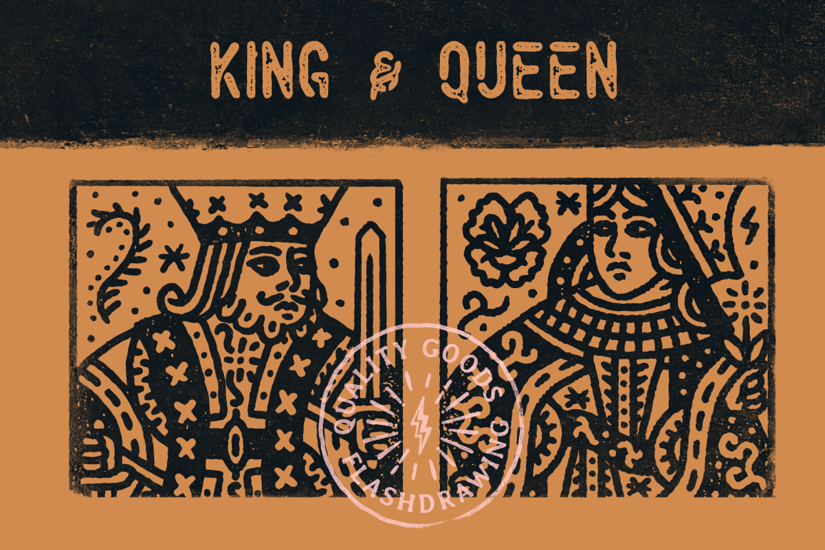 King & Queen, an Education Illustration by Andree Salazar (Photo 1 of 4)