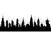 City Skyline Silhouette Bundle, an Illustration by jahid234 (Thumbnail 29 of 41)