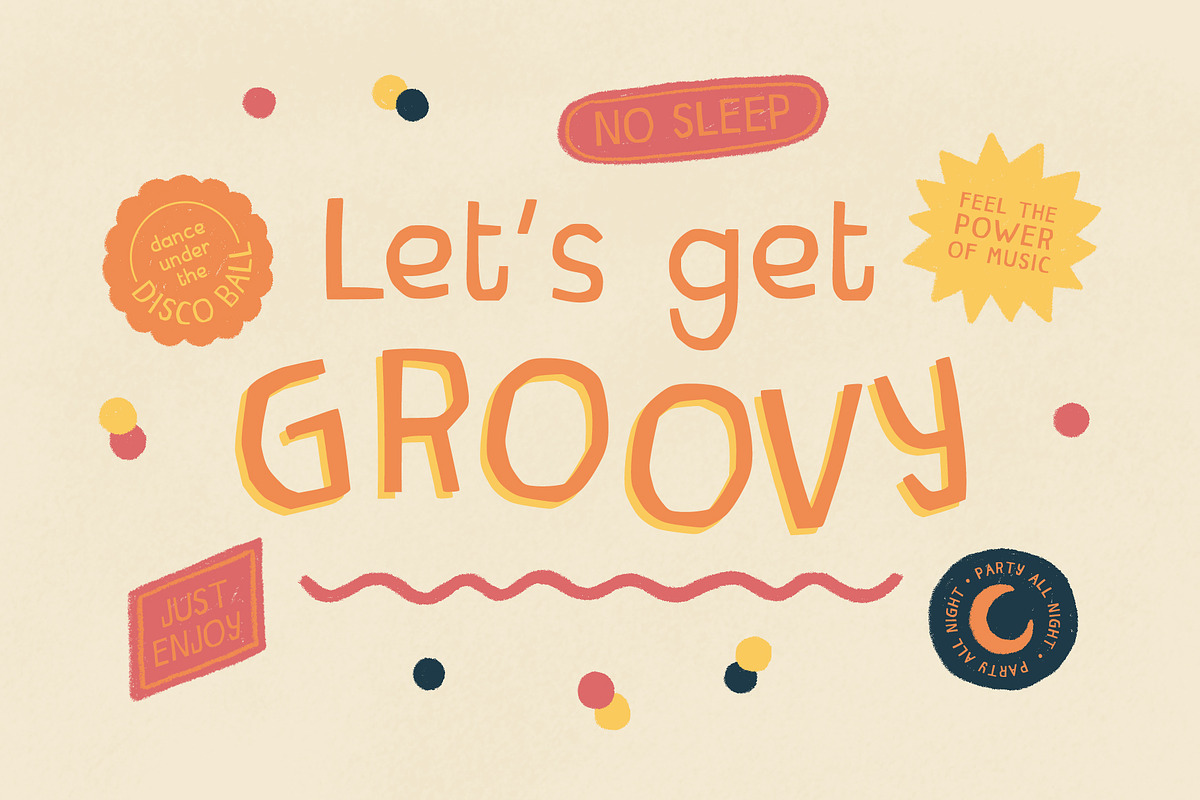 Quirky Wonky - Handwritten font, a Handwritten Font by Carole Chevalier (Photo 3 of 9)