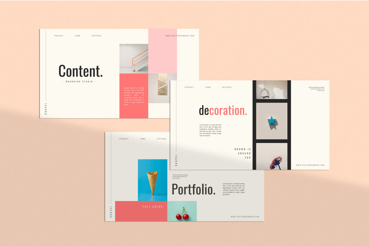 Castel - Keynote Template, a Presentation Template by Secret Visual (Photo 4 of 9)