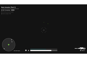 Shooter game UI, a Technology Illustration by SkyVectors