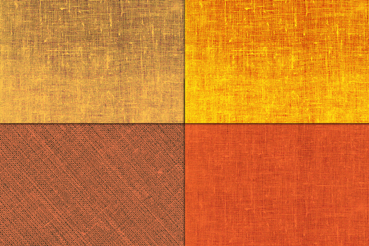 Orange Linen Canvas Texture preview 3