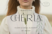 Cherla - Clean & Visual Elegance, a Sans Serif Font by BOOSH Studio (Thumbnail 1 of 14)
