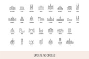 Icons of 30 European cities, a Work Illustration by TheMountBirdStudio (Thumbnail 9 of 9)