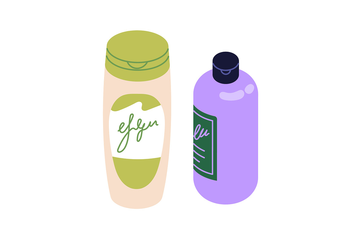 Beauty and skin care cosmetics set, a Decorative Illustration by Good Studio (Photo 5 of 8)