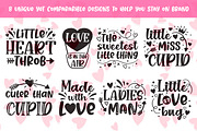 Little Love kids Valentine's Day SVG, an Illustration by Brushed Rose (Thumbnail 3 of 3)