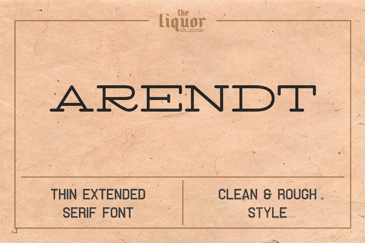 The Liquor Font Collection, a Sans Serif Font by Bart Wesolek (Photo 4 of 10)