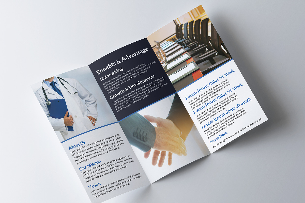 Insurance Agency Tri-Fold, a Brochure Template by AfzaalGraphics