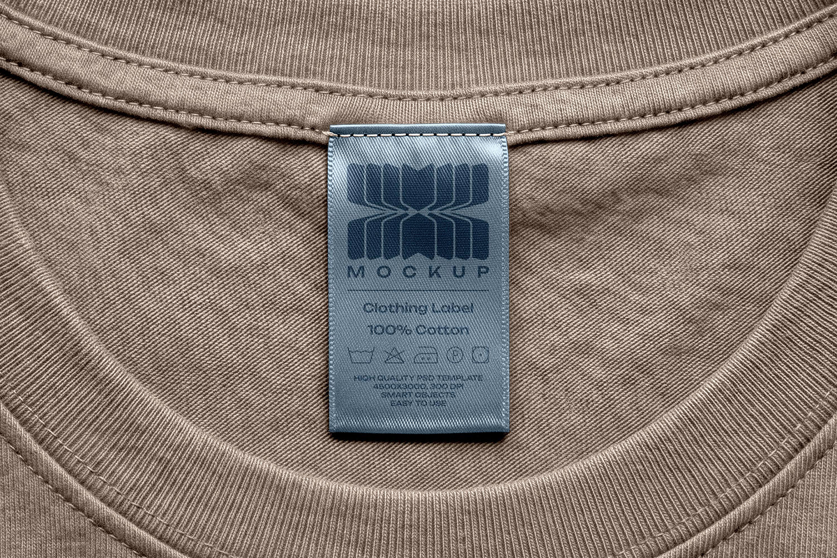 T-Shirt Label Mockup, a Shirt Mockup by Design Squad (Photo 3 of 4)