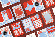 Orange Blue Journal Planner, a Templates & Theme by graphicook (Thumbnail 3 of 8)