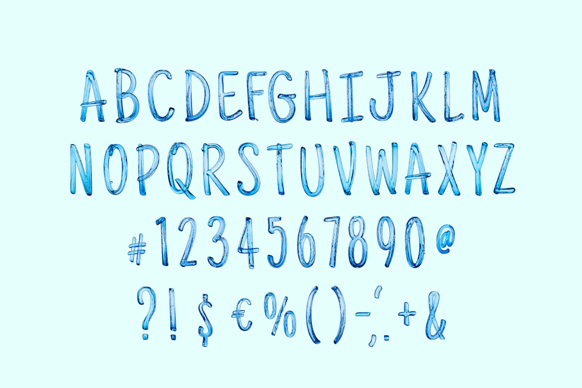 Light Water Font, a Handwritten Font by Handmadefont (Photo 2 of 10)