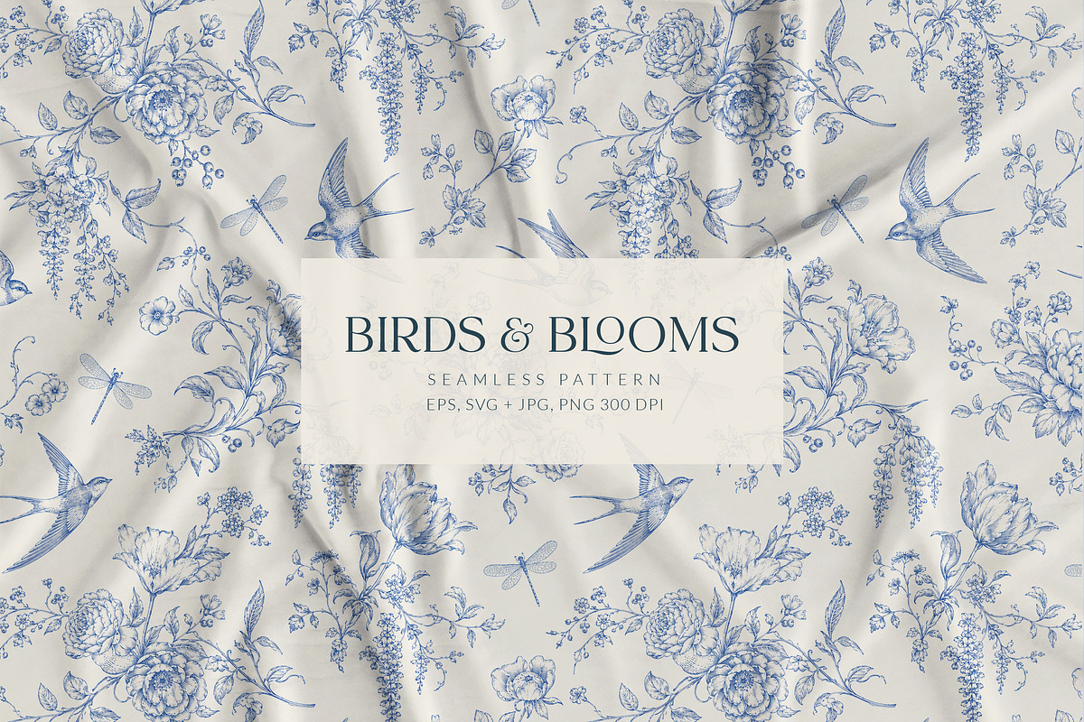 Vintage Toile Floral Frames Elements, an Object Graphic by Olya Creative (Photo 5 of 12)