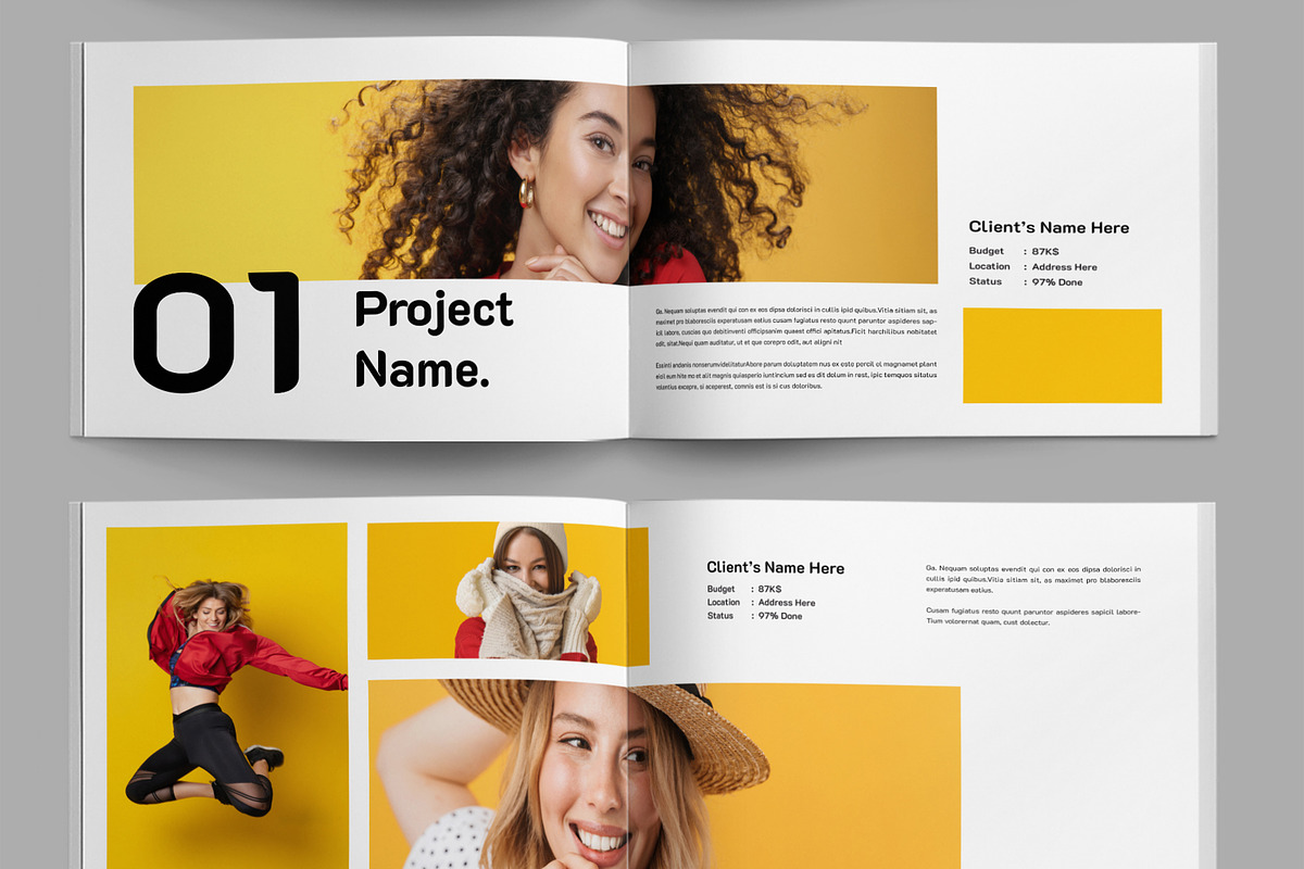 Minimal Portfolio Book, a Magazine Template by ContestDesign (Photo 4 of 5)
