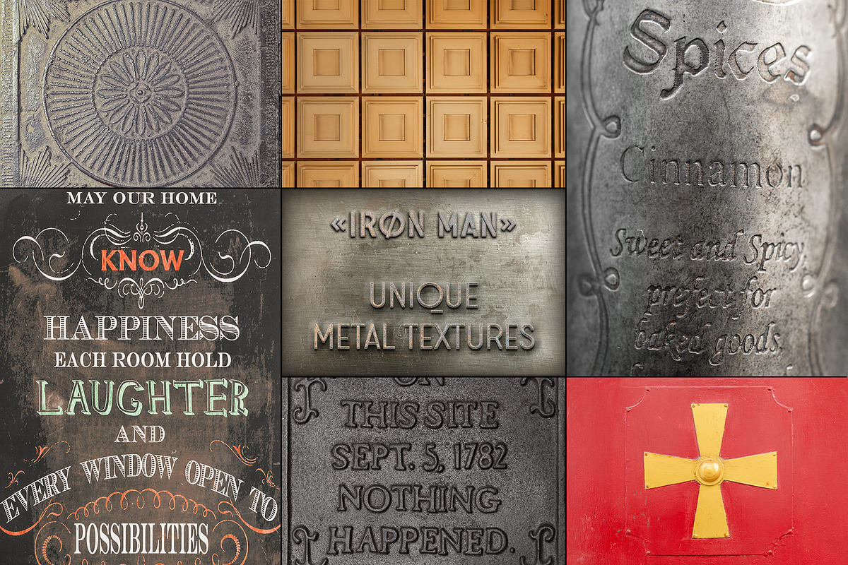 Iron Man - 100 metal textures, a Texture Graphic by Madebyvadim (Photo 3 of 6)