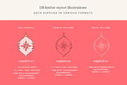 Festive Decor Vector Illustrations, a Decorative Illustration by Emma Webb Studio (Thumbnail 2 of 10)