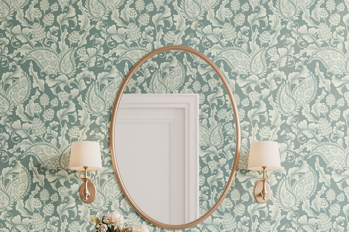 Bathroom Wallpaper Furniture Mockup, a Household Mockup by Mocart (Photo 4 of 7)