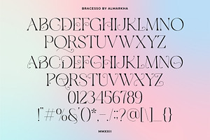 Bracesso - Stylish Display Serif