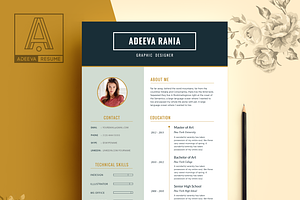 Professional Resume Template Rania