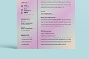 Resume Template, a Resume Template by MightyDesign (Thumbnail 3 of 8)