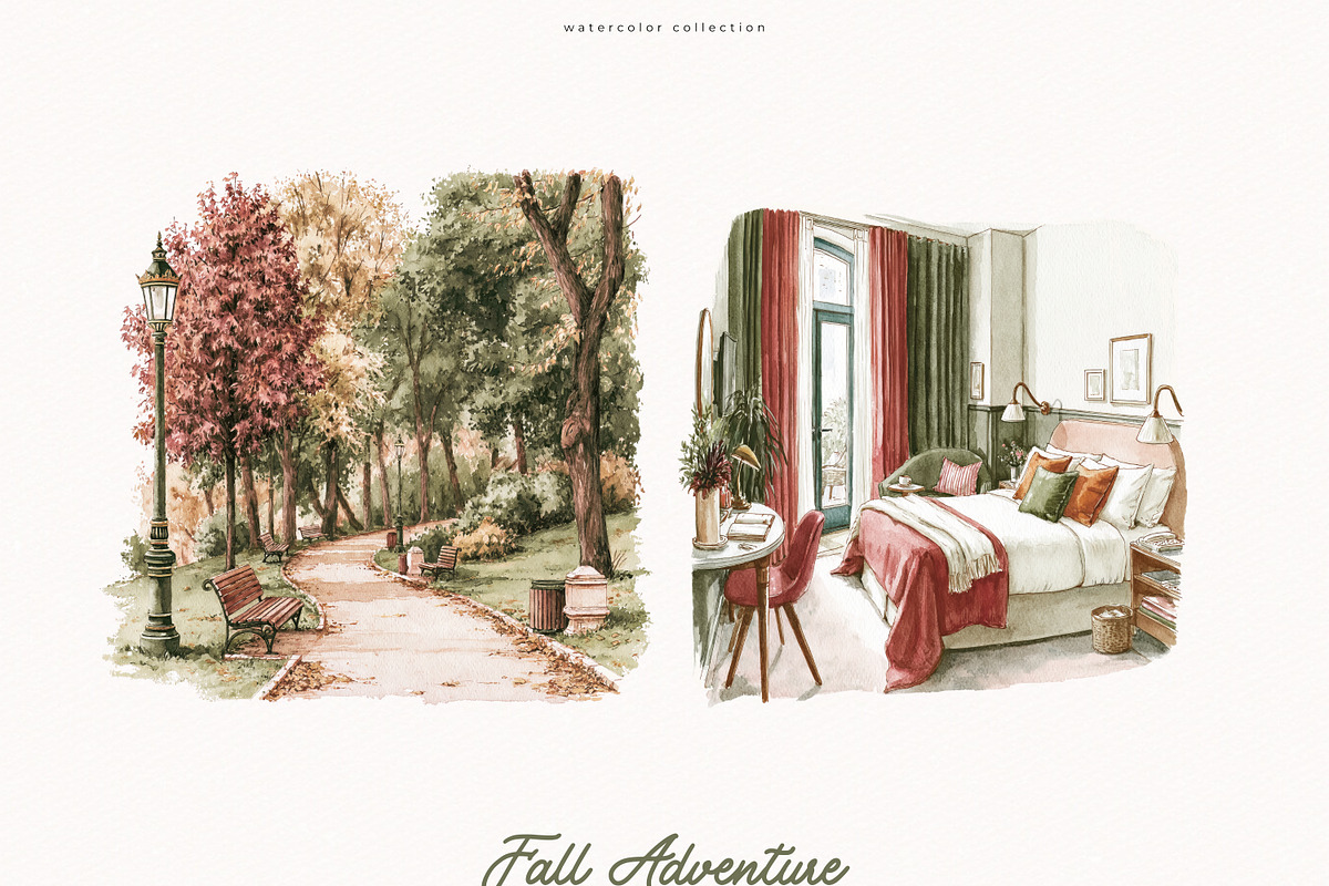 Fall Adventure Collection, a Seasonal Illustration by PeDe Designs (Photo 7 of 17)